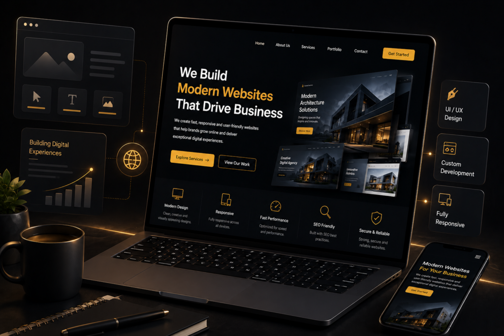 Website developement services hero